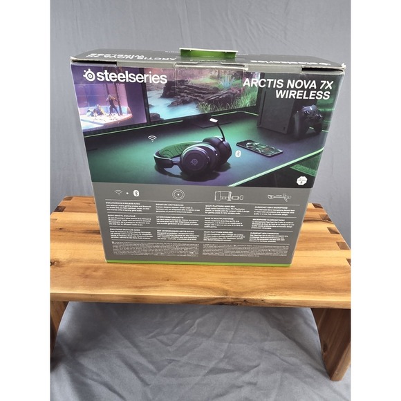 SteelSeries Arctis Nova 7X Wireless Gaming Headset Black Low Latency Bluetooth - Picture 2 of 6
